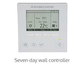 Seven day wall controller